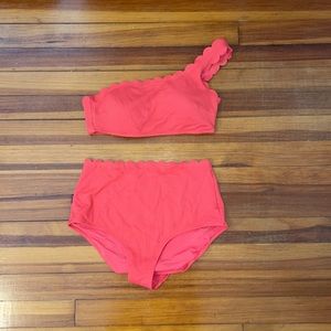 Aerie One Strap High Rise Bathing Suit